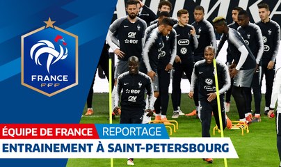 Dernier entrainement avant Russie-France