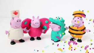 Peppa Pig & Play Doh Carnival Costumes - Toy Review