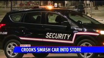 Suspects Smash Car Through Saks Fifth Avenue, Take Off with Merchandise