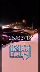 MOMENTI KUR RAKETA BALISTIKE BIE MBI KRYEQYTETIN E ARABISË SAUDITE