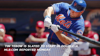 Tebow to start at Double-A affiliate, one step from Las Vegas 51s