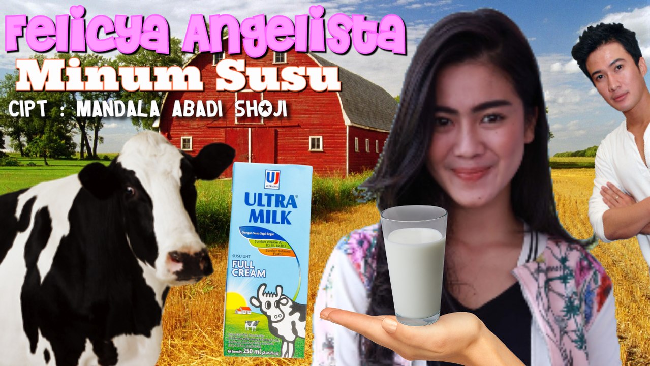 Felicya Angelista Minum Susu