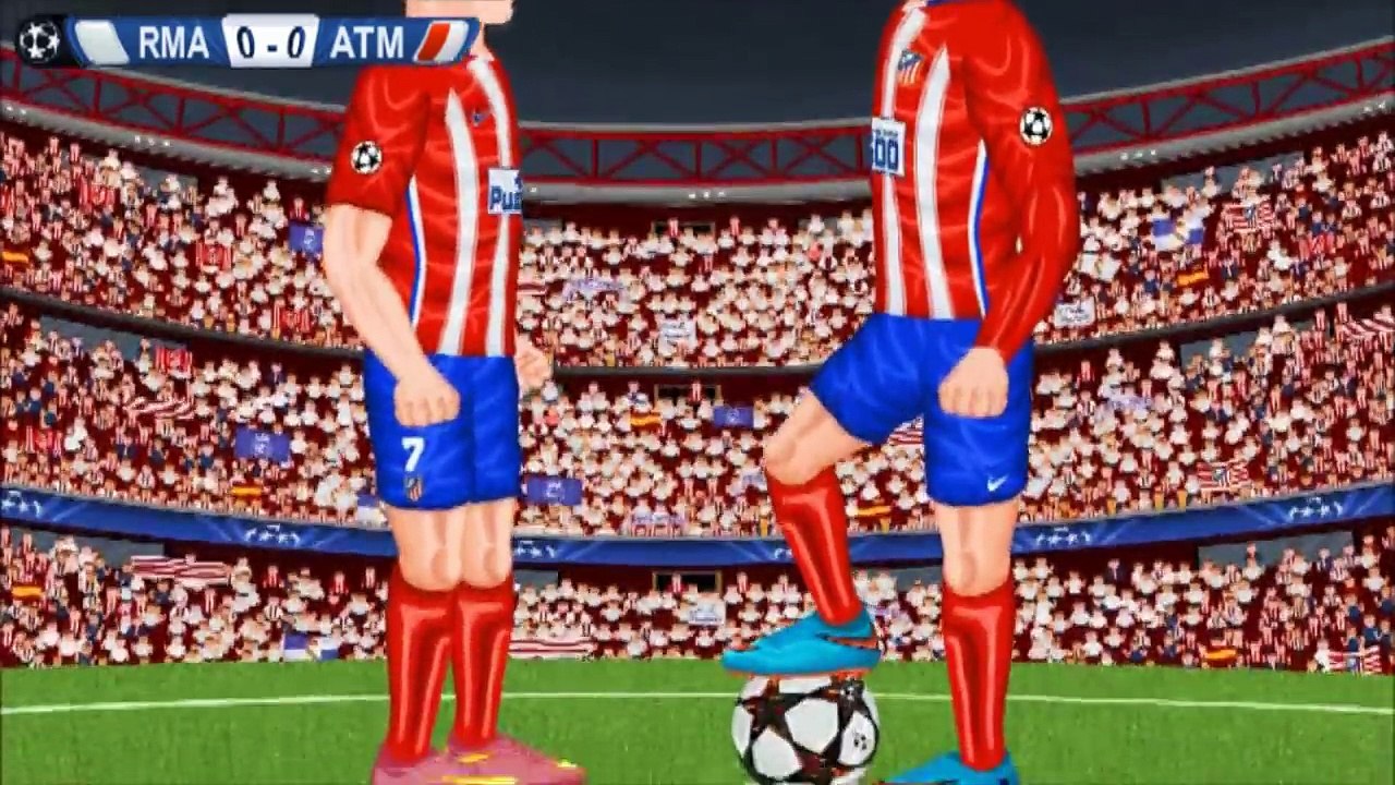 Parodia animada final de Champions Mad 1-1 Atl