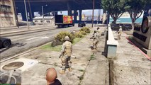 GTA 5 PC ZOMBIE, RIOT & BODY GUARD MOD | Army Trying To Save Los Santos From Blood Hungry Zombies