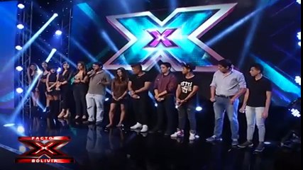 Tercera linea * ronda clasificatoria los mejores pasaran a la siguiente fase del Factor X Bolivia 2018