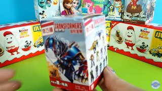 17 Surprise Eggs, KinderJoy Despicable Me 3 Transformers Toy Story Marvel Disney Princess MLP