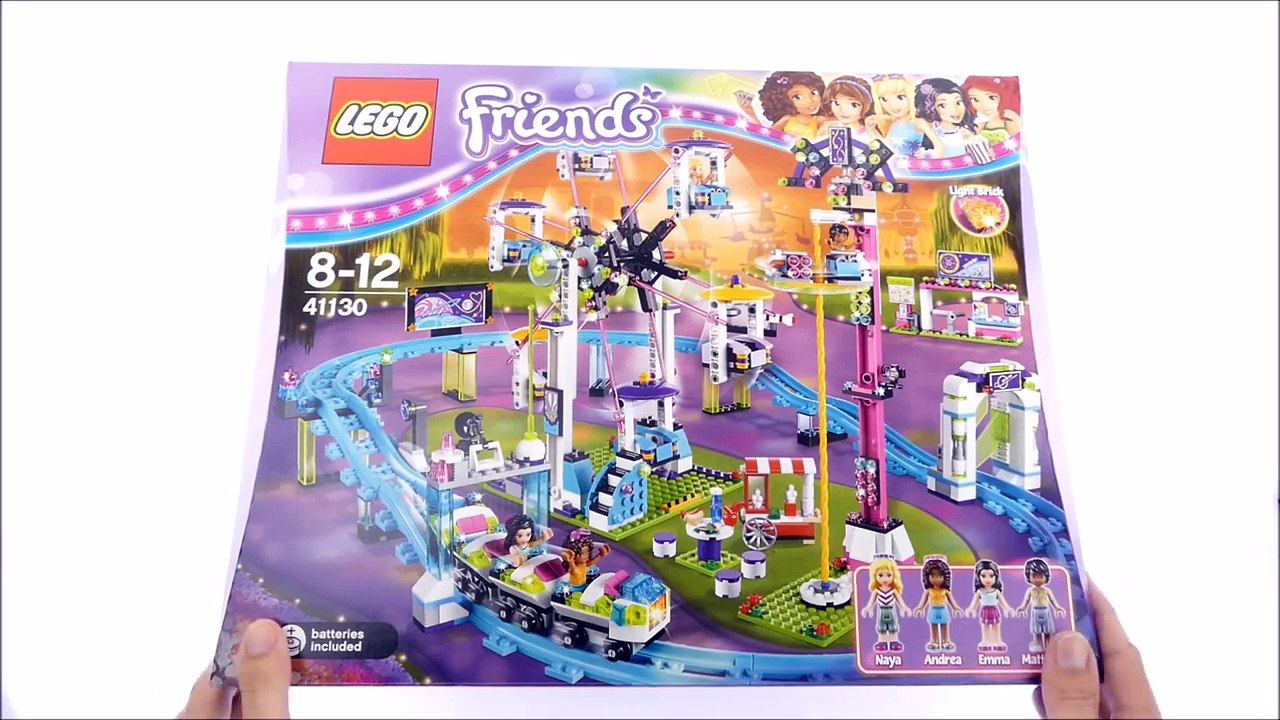 Lego Friends 41130 Amusement Park Roller Coaster - Lego Speed Build Review
