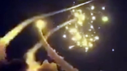 لحظة اعتراض 4 صواريخ على الرياض من أبطال الجويه السعودية