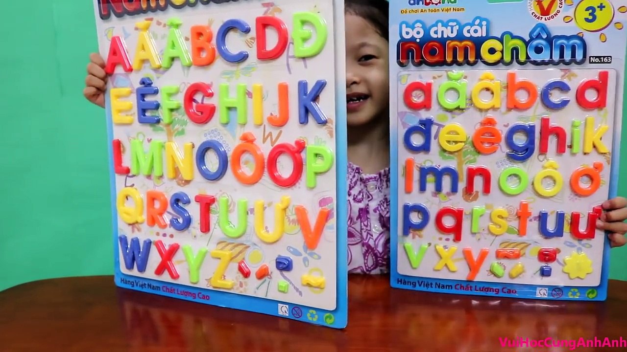 Vui học cùng Anh Anh - Tập Đọc Bảng Chữ Cái Tiếng Việt abc, chữ viết thường