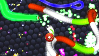 Slither.io DONUT SNAKE Eating All Worms | Slitherio Gameplay (Slitherio Funny Moments)