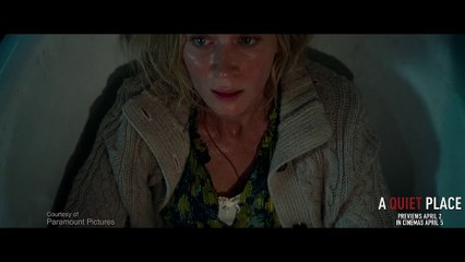 A Quiet Place - Clip - Bathtub
