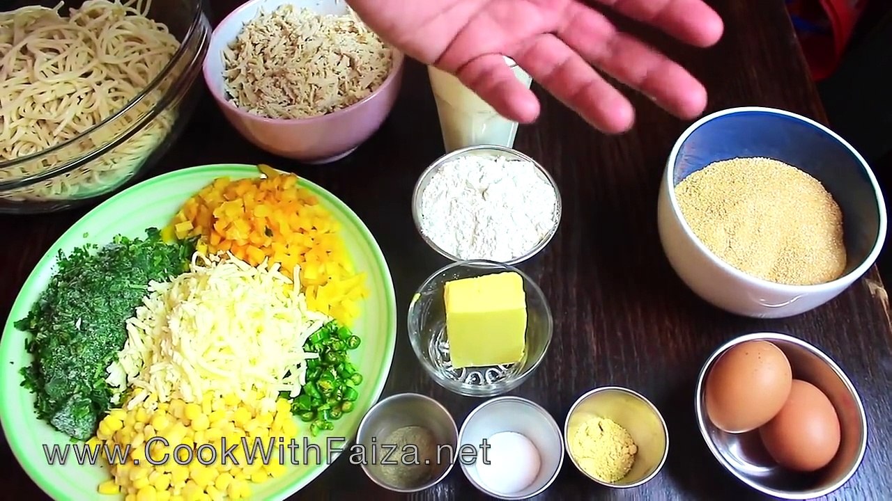 CHICKEN SPAGHETTI BALLS - چکن سپاگیھٹی بال - चिकन सपागीुट्टी बाल *COOK WITH FAIZA*