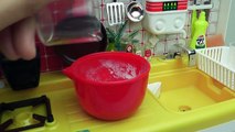 Water only!!Mini pudding making in Licca-chan kitchen リカちゃんキッチンでミニプリンづくり