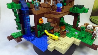 레고 21125 마인크래프트 정글 하우스 리뷰 LEGO Minecraft The Jungle Tree House 마크 트리하우스