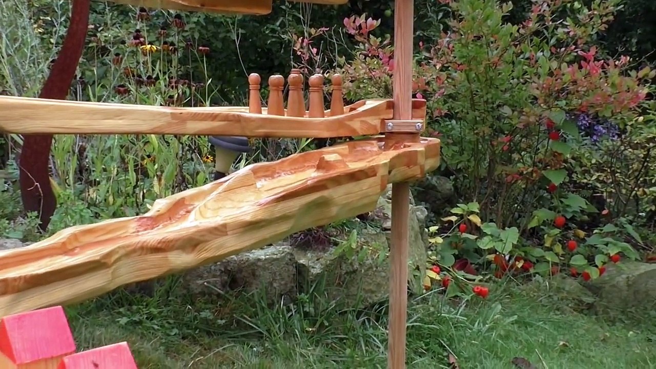 giant rafting track marble run