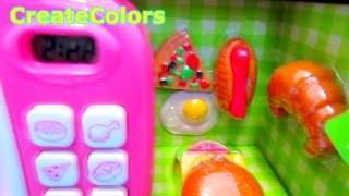 Just like Home Microwave Oven Playset with Pretend Foods by CreateColors