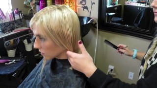haircut on blonde hair cut to a julianne hough style