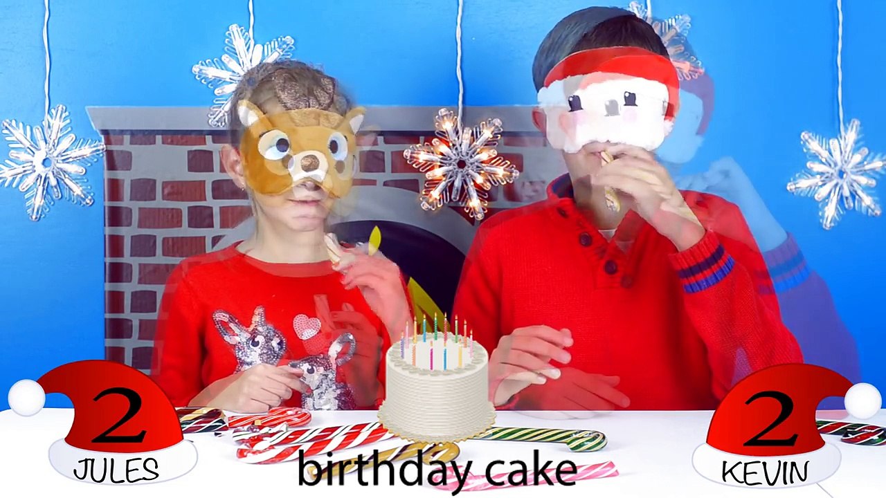 GIANT CANDY CANE CHALLENGE AND TASTE TEST! CHRISTMAS CANDY CANE TASTING BY PLP TV