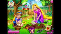 Disney Tangled Game - Princess Rapunzel Mommy Gardening ! Disney Cartoons for Kids