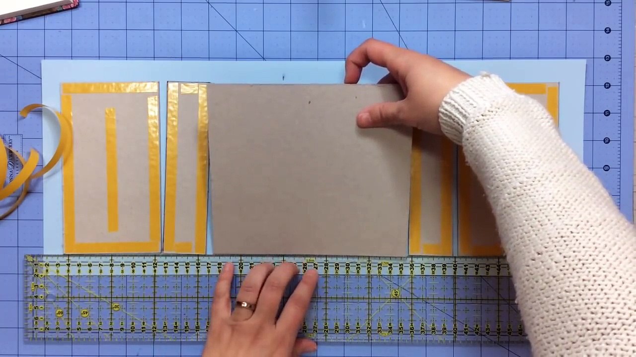 Tutorial: mini album bebe encuadernación espina (parte 1)