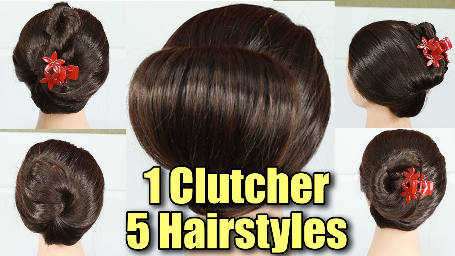 Hairstyle Tutorial: 1 Clutcher, 5 Hairstyles | सिर्फ कलचर से ट्राई करें ये  हेयरस्टाइल | Boldsky - video Dailymotion