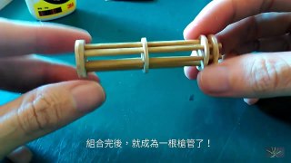 38#衝鋒陷陣！——用竹筷+冰棒棍製作火神機槍！！