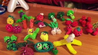 Моя коллекция фигурок из резинок Rainbow Loom