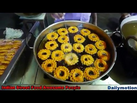 Mouth Watering Indian Street Food - Imarti and Jalebi Look Fresh And Delicious - Street Foods In India