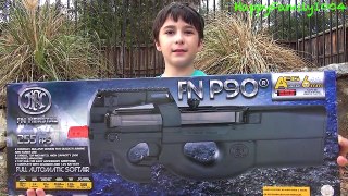 Soft Air USA FN Herstal P90 6mm Caliber AEG Electric Airsoft Assault Rifle with Robert-Andre