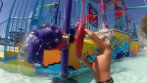 Allen Witt Waterpark - Kids playing on water slides and swimming