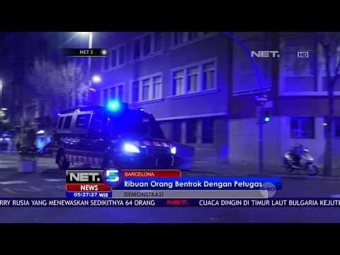 Demonstrasi Ribuan Orang Bentrok dengan Petugas - NET5