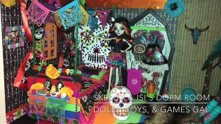 HOW TO MAKE A MONSTER HIGH DORM ROOM FOR SKELITA CALAVERAS AND ISI DAWNDANCER