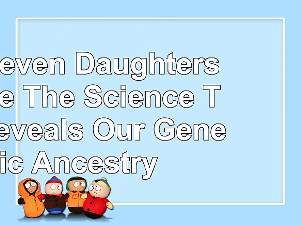 The Seven Daughters of Eve The Science That Reveals Our Genetic Ancestry 71cf6456
