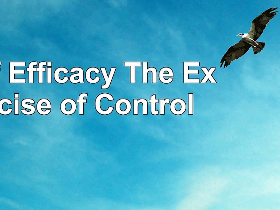 Self Efficacy The Exercise of Control 88408e2d