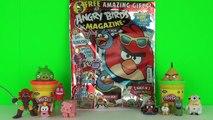 ANGRY BIRDS VS MINECRAFT 1st Edition Magazine & Epic Slingshot Fun Toy Review Family Video