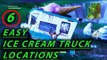 6 Easy Fortnite Ice Cream Truck Locations | Week 4 Battle Pass Challenge