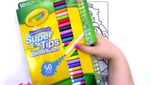 Super Mario Peach Luigi Deluxe Coloring Book Page Crayola Markers Unboxing Toy Review TheToyReviewer