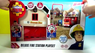 Unboxing Fireman Sam Fire Station Playset to London Bridge Nursery Rhyme FiremanSam