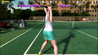VIRTUA TENNIS 4 - Maria Sharapova vs. Ana Ivanovic (Very Hard Gameplay)