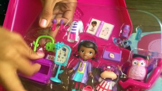 Doc Mcstuffins On The Go Play Set Eye Doctor Clinic With Professor Hootsburgh