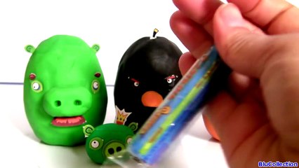 Download Video: Clay Buddies Angry Birds Surprise Eggs Blind Bags Play Doh Piggies using PlayDough Huevos Sorpresa