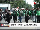 Pengemudi Ojek Online Unjuk Rasa di Depan Istana Merdeka