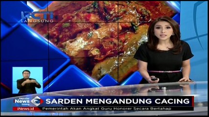 Sarden Mengandung Cacing Ditemukan Lagi