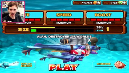 Hungry Shark | NEW SHARK MOBY DICK!! (HogsPlay)