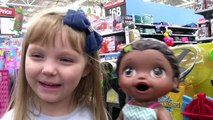 BABY ALIVE decorates her HOLIDAY TREE! The Mommy and Lilly Show! Shopping, singing, decorating..