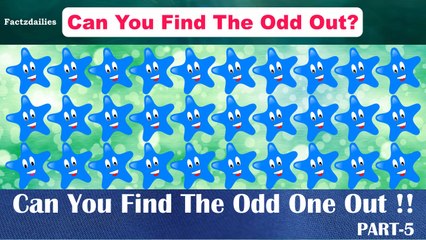 Can You Find Odd Object Out in 20 Seconds - PART 5