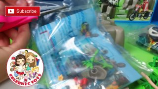 Playmobil Wild Life Panda Santuary Bamboo with moto trainer Unboxing Review