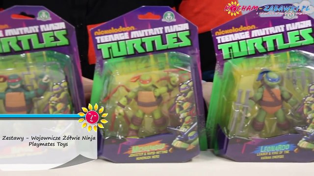 Figure Sets / Zestawy Figurek - Wojownicze Żólwie Ninja - Playmates Toys