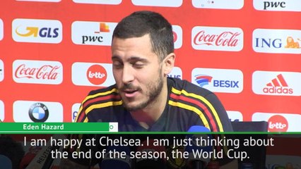 I am happy at Chelsea - Hazard
