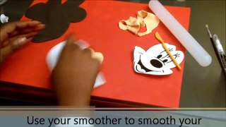 How to make Minnie mouse cake topper Part 1